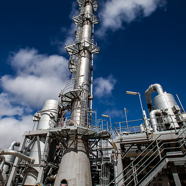 Photo of a manufacturing plant