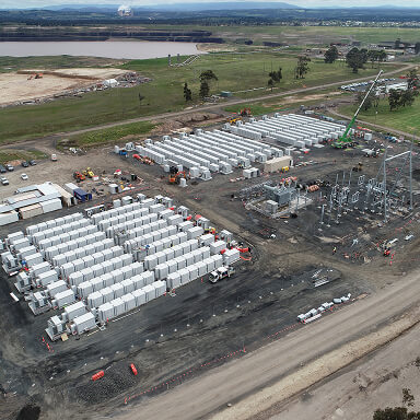 Photo of a renewables power plant